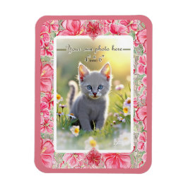 Hibiscus & snöre RED Magnet