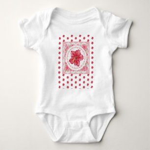 Hibiscus & snöre RED T Shirt