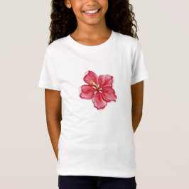 Hibiscus & snöre RED T Shirt