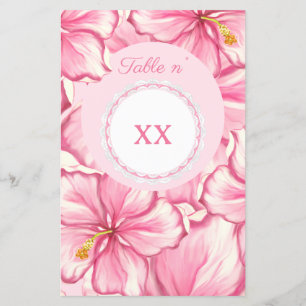 Hibiscus & snöre ROSA