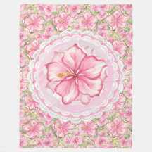 Hibiscus & snöre ROSA