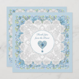 Hibiscus & snöre TURQUOISE