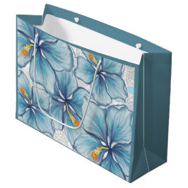 Hibiscus & snöre TURQUOISE