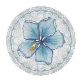 Hibiscus & snöre TURQUOISE