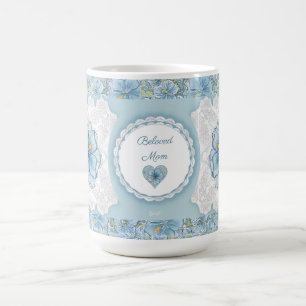 Hibiscus & snöre TURQUOISE Kaffemugg