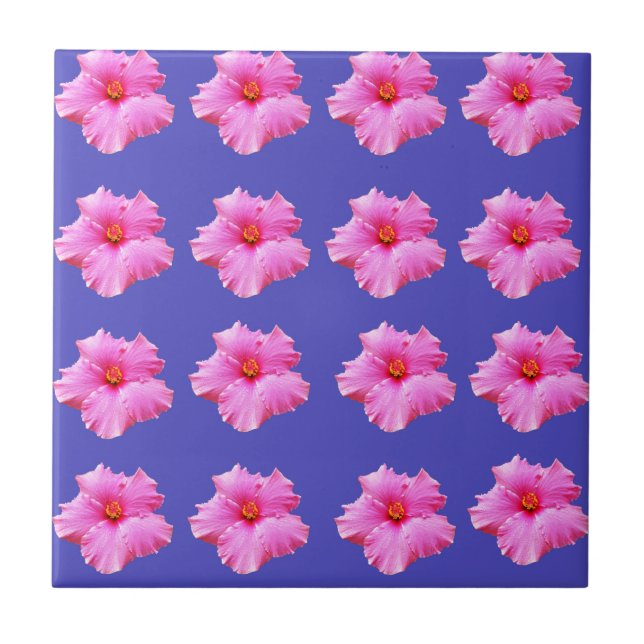 Hibiscus Summer Breeze,_ Kakelplatta (Framsidan)