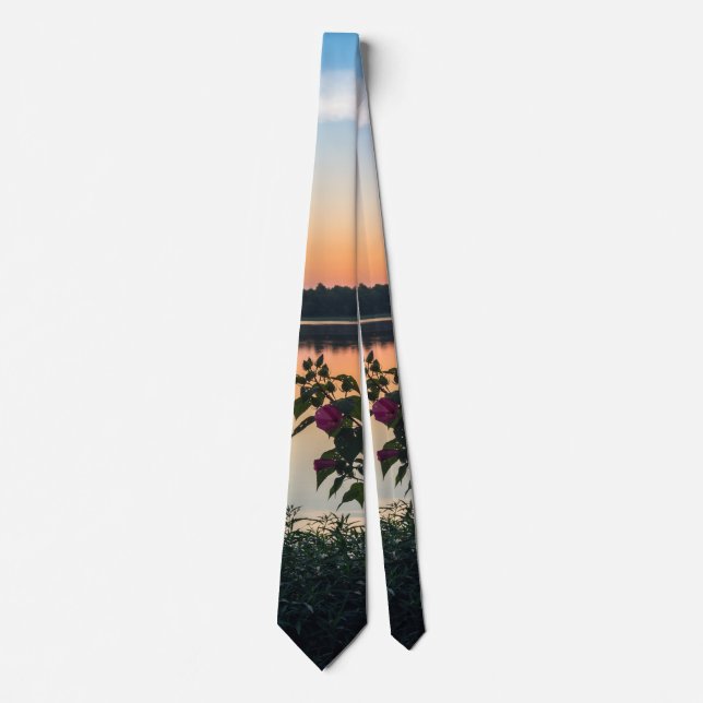 Hibiscus Sunrise Neck Tie Slips (Framsida)