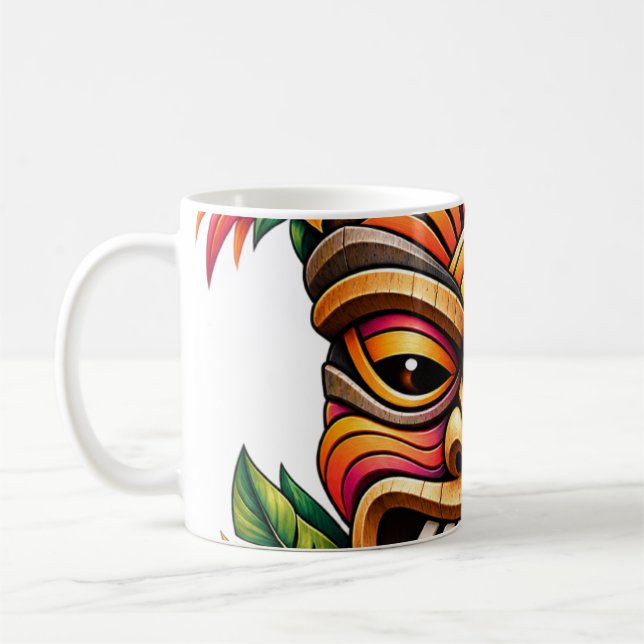 Hibiscus Sunset Tiki Kaffemugge Kaffemugg (Vänster)
