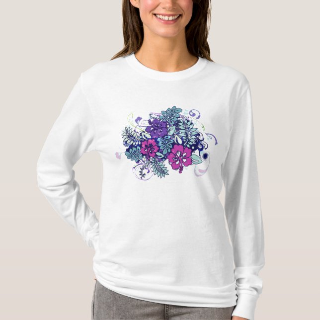 Hibiscus_Tillväxt Tee Shirt (Framsida)