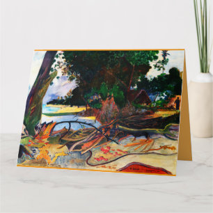 Hibiscus Träd (Te burao) av Paul Gauguin Kort