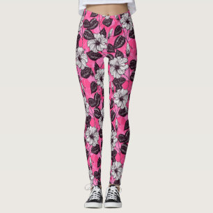 Hibiscus trädgård 2 leggings