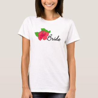 Hibiscus Tropical BRIDE T-shirt