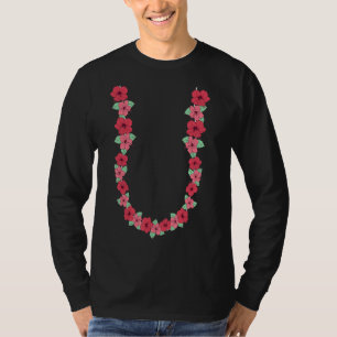 Hibiscus Tropiska sommarvallvacationshaj T Shirt