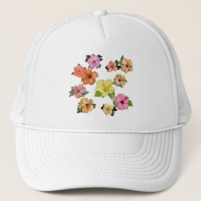 Hibiscus Truckerkeps (Framsida)