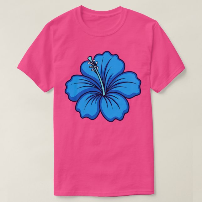Hibiscus TShirt 17 T Shirt (Design framsida)