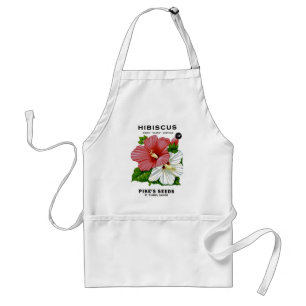 Hibiscus Vintage Seed Packet Förkläde