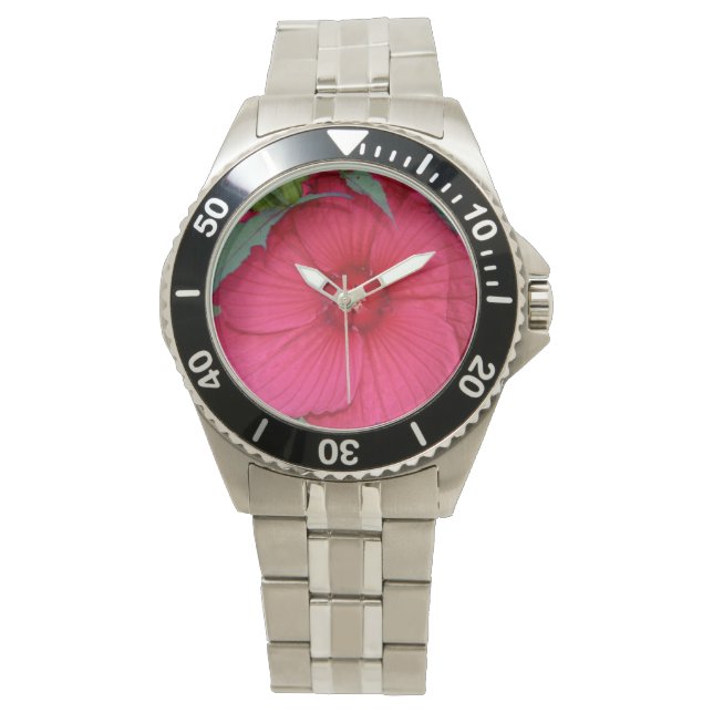 Hibiscus watch armbandsur (Framsida)