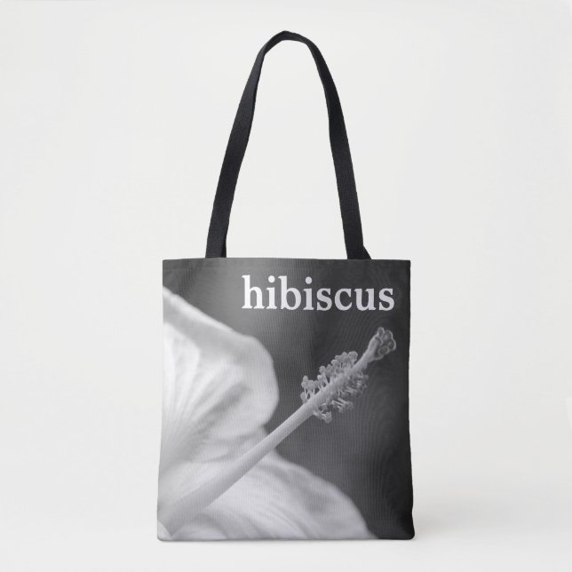 Hibiscusblomma Tote Tygkasse (Framsida)