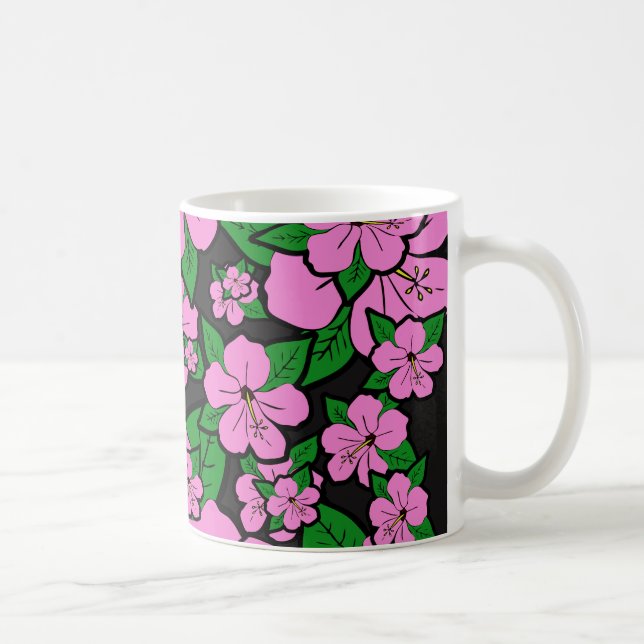 Hibiscusblommor #4 kaffemugg (Höger)