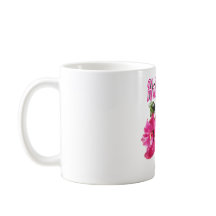 Hibiskus fyrkantig väggklocka