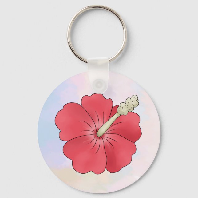 Hibiskus Nyckelring (Framsida)
