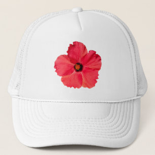 Hibiskus - personifierad tropisk shock rosablomma truckerkeps
