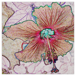 Hibiskus Tyg