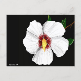 Hibiskus vykort