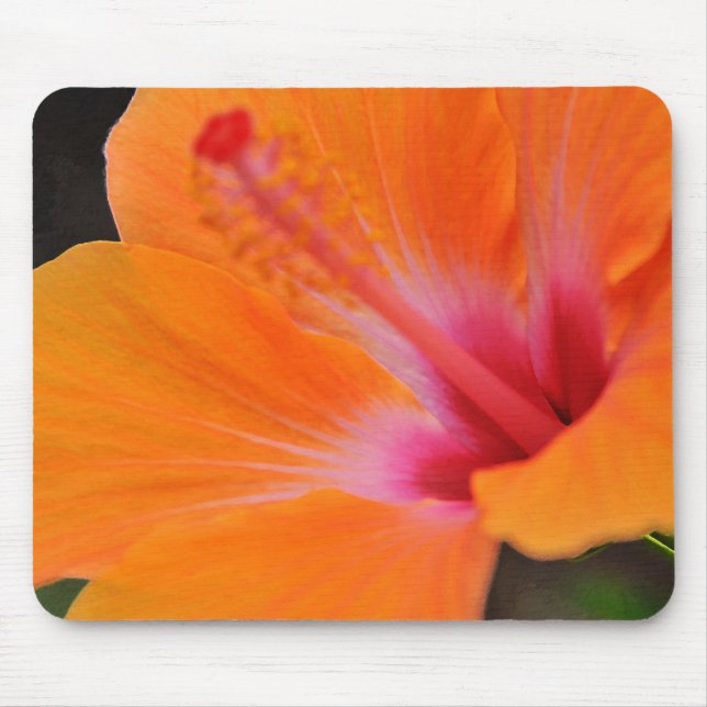 Hibiskusblomma av Hawaii Mousepad Musmatta (Framsidan)