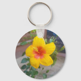 Hibiskusblomma nyckelring