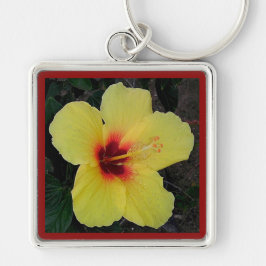 Hibiskusblomma Nyckelring