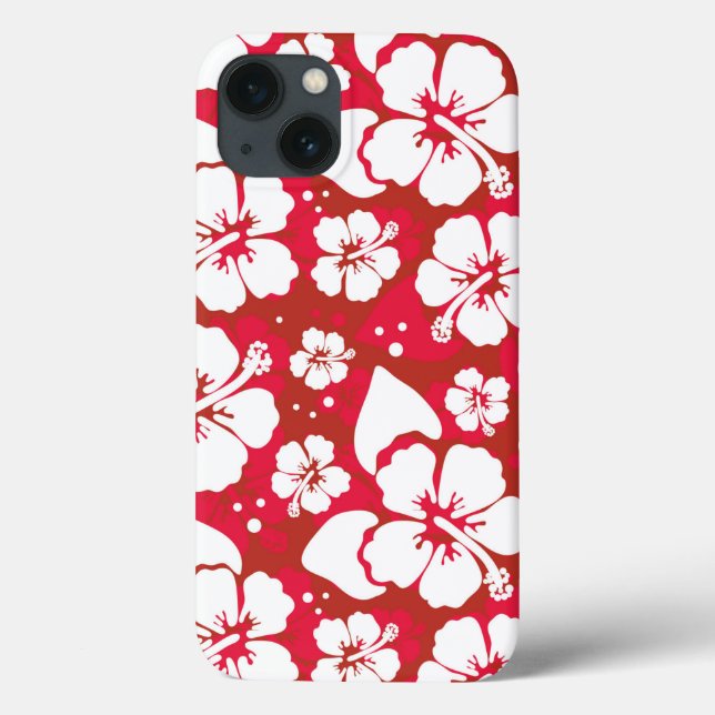Hibiskusblommamönster (Baksida)