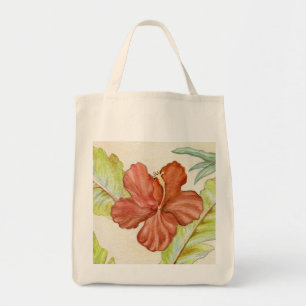 Hibiskusblomman hänger lös tygkasse