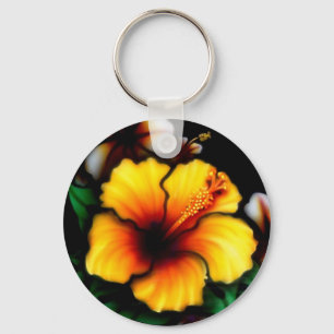 Hibiskusblommanyckelring Nyckelring