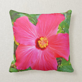 Hibiskusblommar Kudde