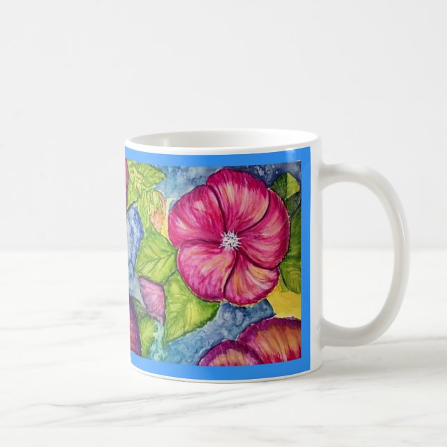 Hibiskusfantasi Kaffemugg (Höger)