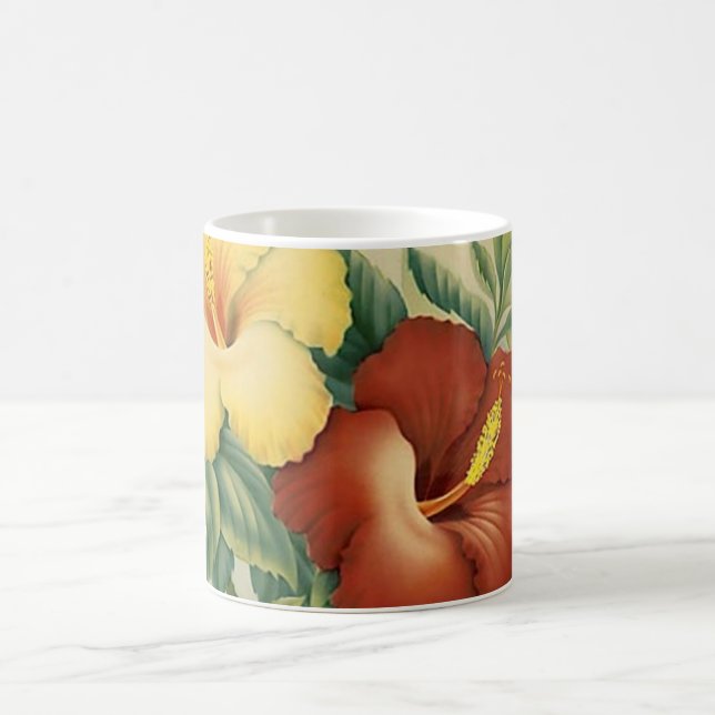 hibiskustryck kaffemugg (Center)