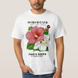 Hibiskusvintage kärnar ur paketet t shirt