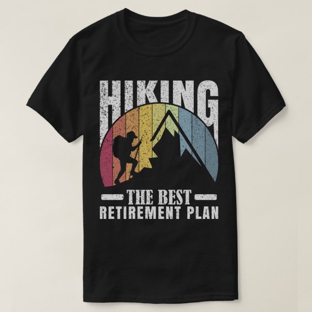 Hickar: Den bästa Pension-planen T Shirt (Design framsida)