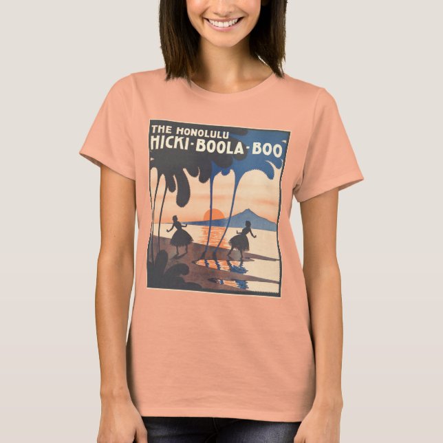 Hicki Boola Boo Dam Burnout T-Shirt (Framsida)