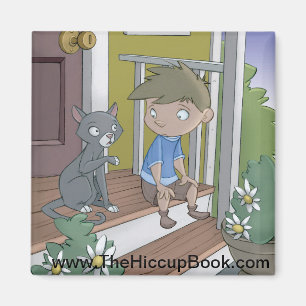 Hickningbokmagneten - katten magnet