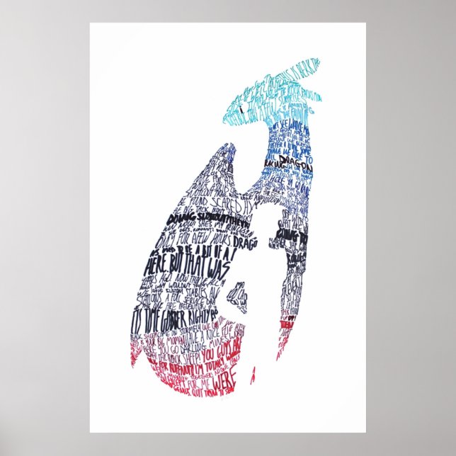 Hickopp Toothless Poster (Framsidan)