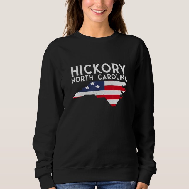 Hickory North Carolina USA State America Travel T Shirt (Framsida)