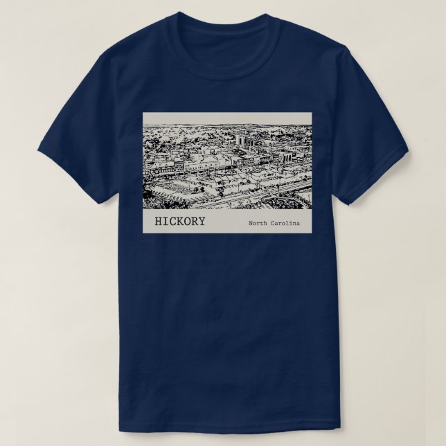 Hickory North olina 1 T Shirt (Design framsida)