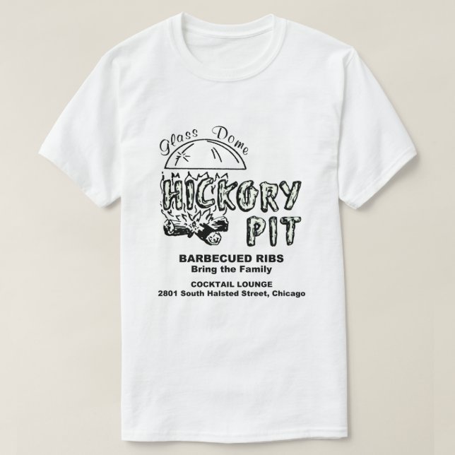 Hickory Pit Restaurant, Chicago, Illinois T Shirt (Design framsida)