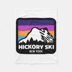 Hickory Ski New York Skiing Snowboarding Family Tr Fleecefilt