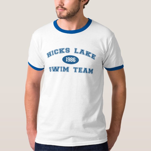 Hicks lag för sjösimma t-shirt (Framsida)