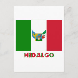 Hidalgo Onofficiell Flagga Vykort