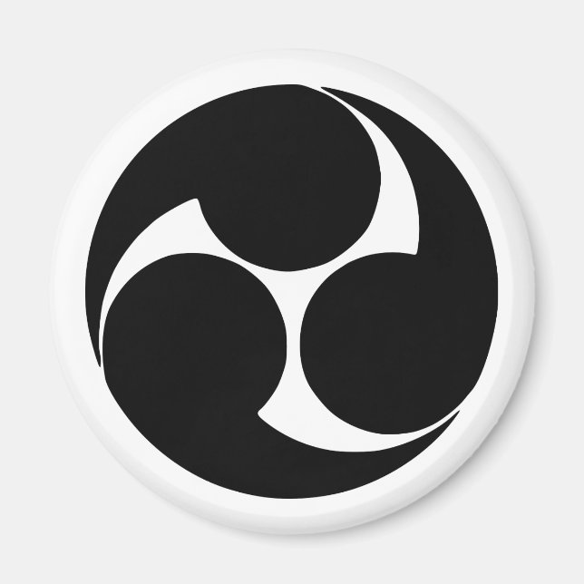 Hidari mitsudomoe, Japan Magnet (Framsidan)