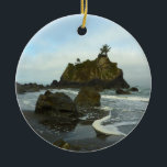 Hidden Beach II vid Redwood National Park Julgransprydnad Keramik<br><div class="desc">En vattenfall formad av en mäktig flod i Yellowstone National Park från vårt första besök i denna park. Kolla in vår butik för vinterbilder från vårt andra besök. Det här fotot finns också med som skrivbordsbakgrund "Yellowstone Waterfall" i National Parks-sektionen på www.mlewallpapers.com. Du kan också hitta fler bilder från Yellowstone...</div>